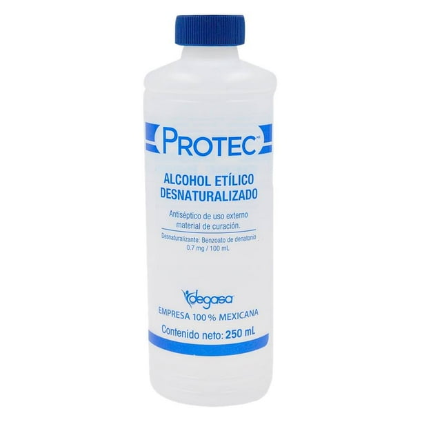 Alcohol etílico Protec desnaturalizado 250 ml