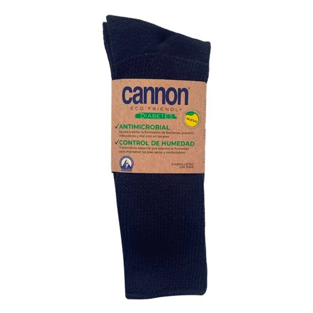 Calcetines Cannon para Hombre, Diabetes Azul Unitalla