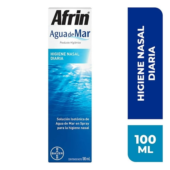 Afrin Pure Sea agua de mar 100 ml adulto en spray higiene nasal