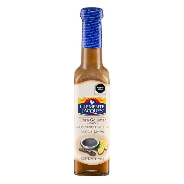 Aderezo de soya y limón Clemente Jacques línea gourmet 260 ml