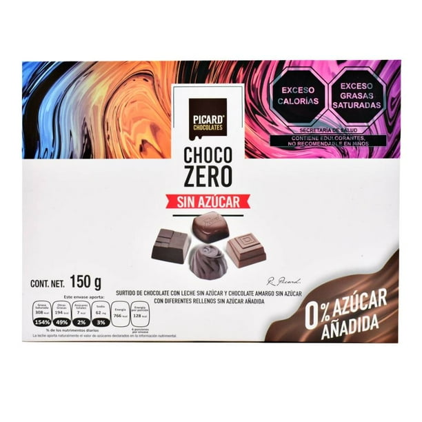 Surtido de chocolates Picard Choco Zero sin azúcar 150 g