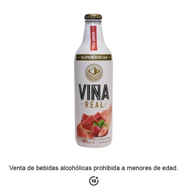 Bebida alcohólica preparada Viña Real Fresa Sandía 400 ml