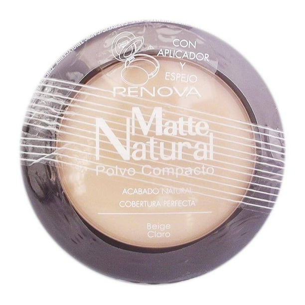 Polvo compacto Renova Matte Natural beige claro 10.5 g