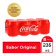 thumbnail image 1 of Refresco Coca Cola sabor original mini 8 latas de 235 ml c/u, 1 of 4