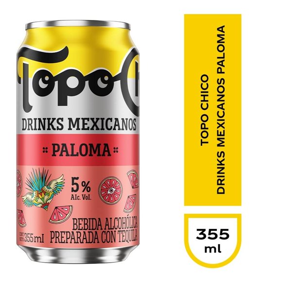 Bebida alcohólica preparada Topo Chico Paloma 355 ml