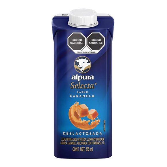 Leche Alpura Selecta caramelo de 315 ml