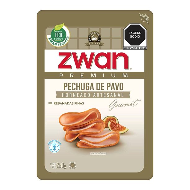 Pechuga de pavo Zwan premium horneado artesanal 250 g