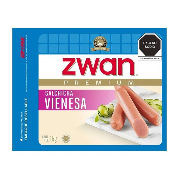 Salchicha vienesa Zwan premium 1 kg