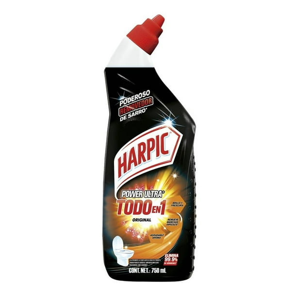 Limpiador desinfectante para inodoro Harpic Power Ultra original 750 ml