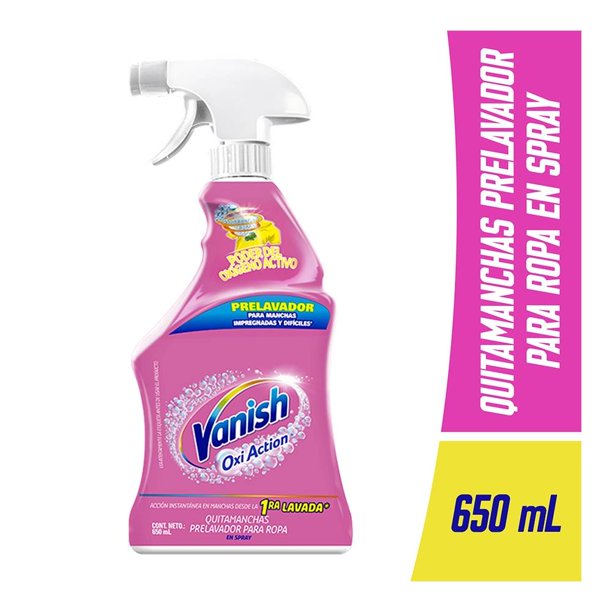 Líquido removedor de manchas Vanish Poder O2 650 ml