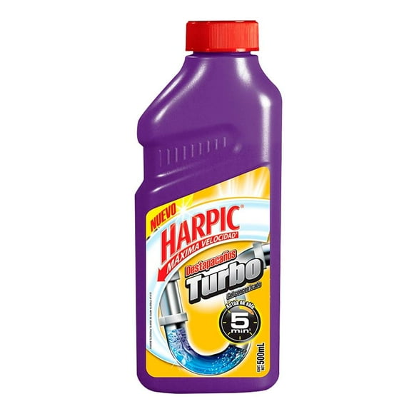 Destapacaños Harpic Turbo gel concentrado 500 ml