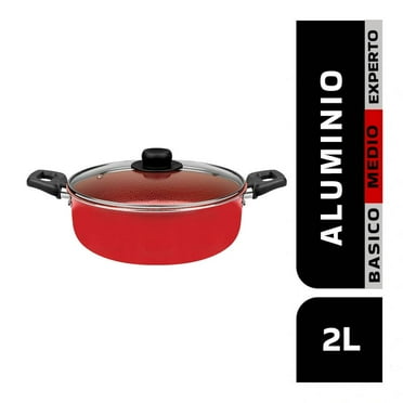 Cacerola Ekco Classic 24 cm con Tapa Roja