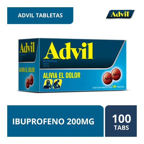 Advil 100 tabletas 200 mg