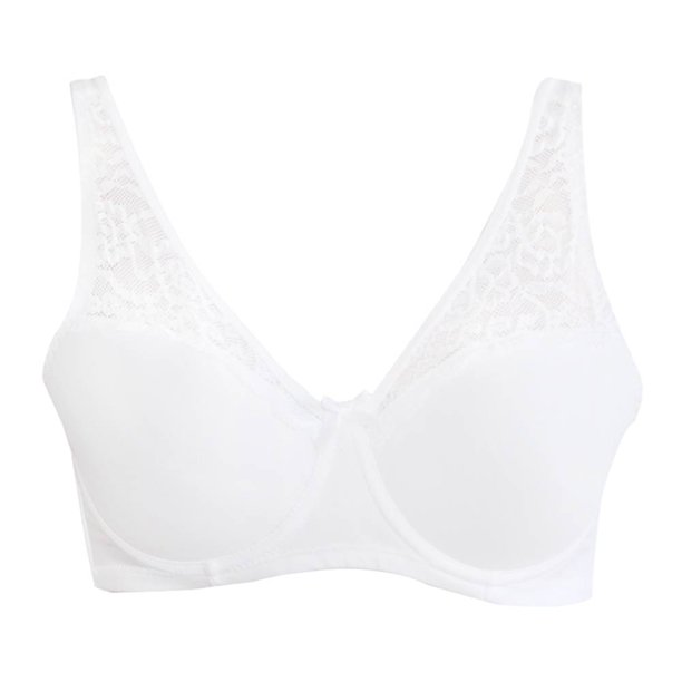 Brasier Bras Jade para Mujer con Encaje Blanco Talla 36B