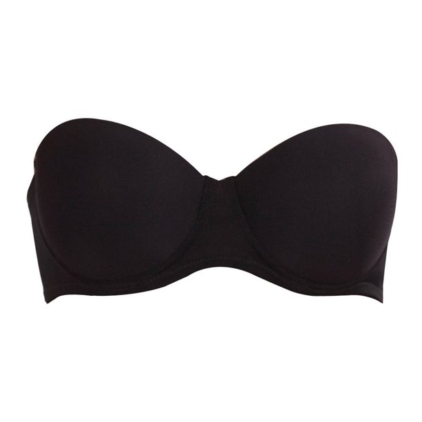 Brasier Bras Jade para Mujer Strapless Negro Talla 36B