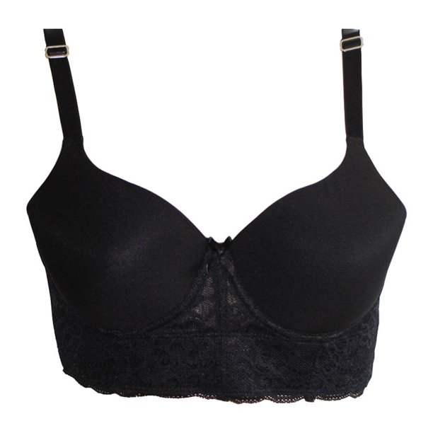 Brasier Bras Jade para Mujer Tipo Bustier Negro Talla 38B