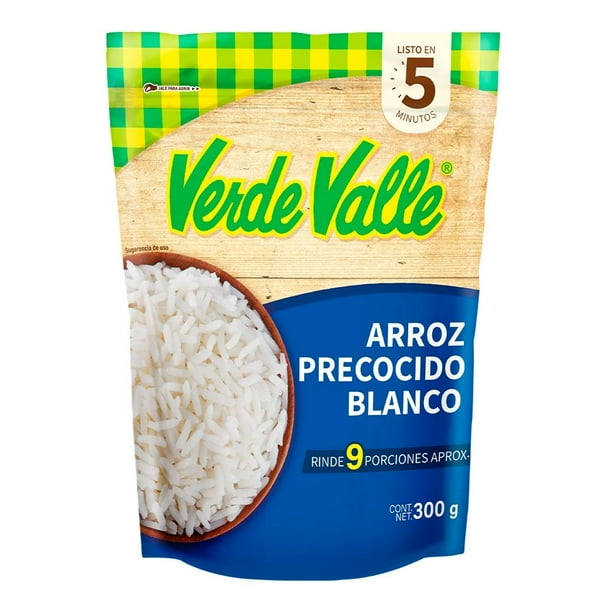 Arroz Verde Valle precocido blanco 300 g