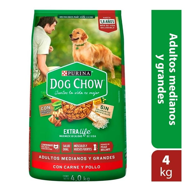 Alimento para Perro Purina Dog Chow Adulto Medianos y Grandes 4 kg