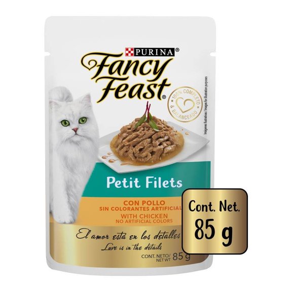 Alimento para Gato Purina Fancy Feast Petit Filets con Pollo 85 g