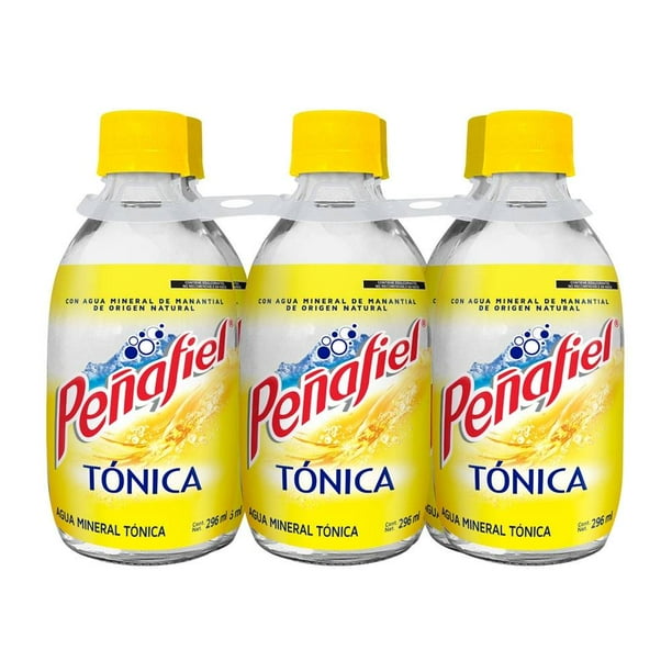 Agua mineral Peñafiel tónica 6 botellas con 296 ml c/u