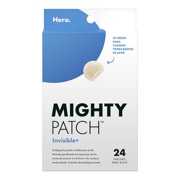 Parches para acné Hero Migthy Patch invisible 24 piezas