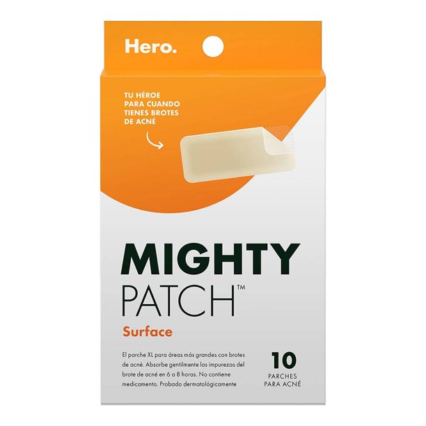 Parches para acné Hero Migthy Patch surface 10 piezas