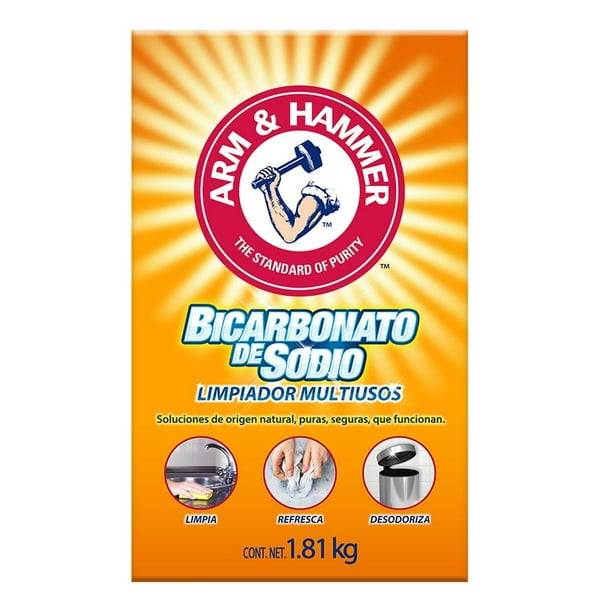 Bicarbonato de sodio Arm and Hammer limpiador multiusos 1.81 kg
