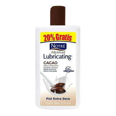 Crema humectante Notré Advanced Lubricating con cacao piel extra seca 720 ml