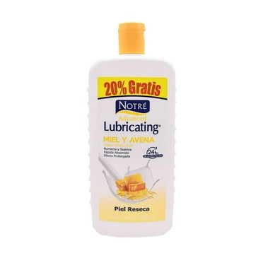 Crema humectante Notré Advanced Lubricating piel reseca miel y avena 720 ml