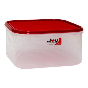 Contenedor Hermético Joy 6 l con Tapa Roja