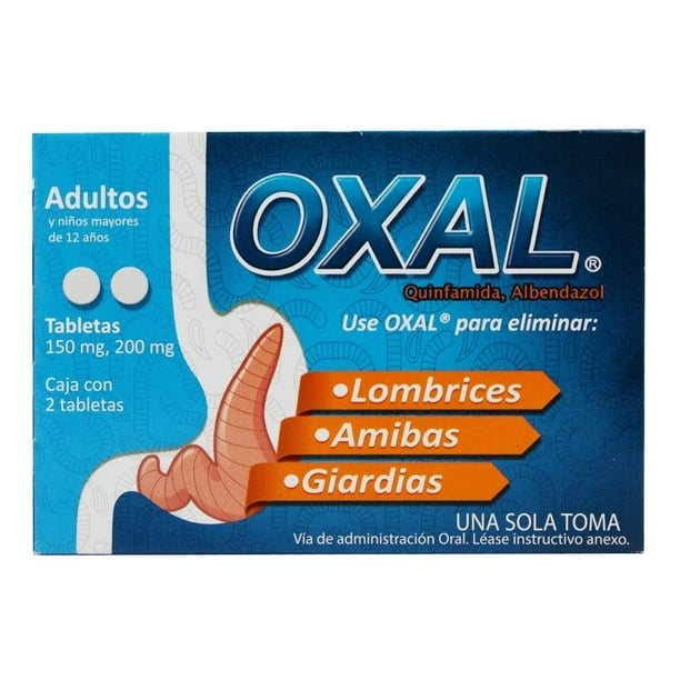 OXAL TAB 200 150 MG C 2 Oxal 150 mg/200 mg 2 tabletas