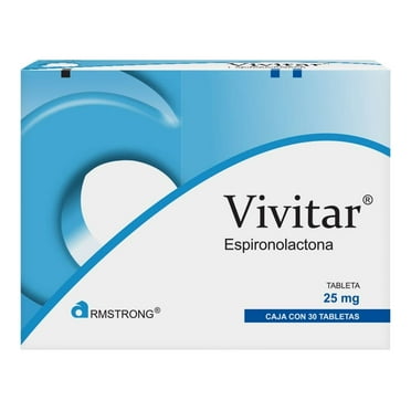 Vivitar tabletas 30 pzas de 25 mg c/u