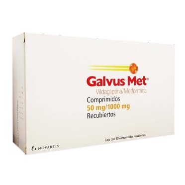 Galvus Met 50 mg/1000 mg 30 comprimidos recubiertos