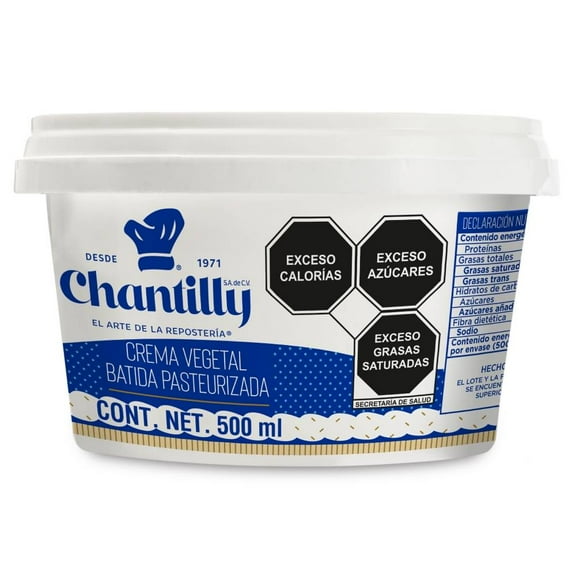 Crema batida Chantilly 500 ml