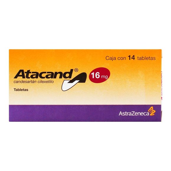 Atacand Candesartán Cilexetilo 16 mg 14 tabletas