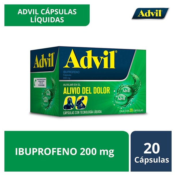 Advil 20 cápsulas 200 mg