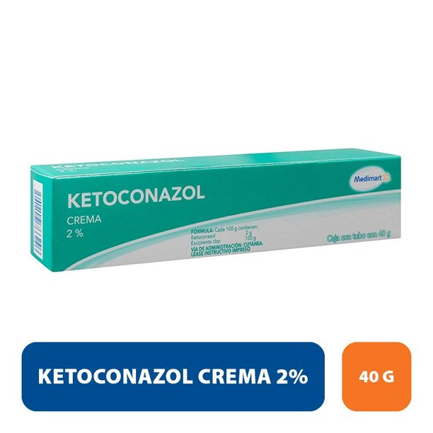 Ketoconazol Medimart crema 2%, tubo con 40 g