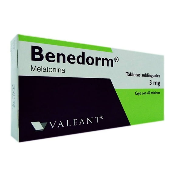 Benedorm tabletas sublinguales 40 pzas de 3 mg c/u