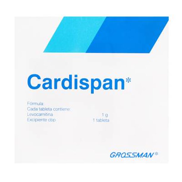 Cardispan 1 g, 20 tabletas masticables