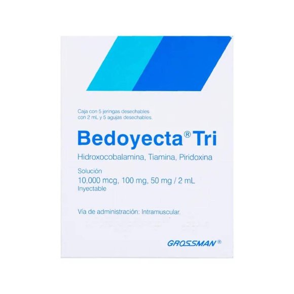 Bedoyecta Tri solución inyectable 5 pzas