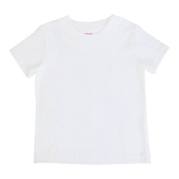 Playera Baby Creysi para Niño Juvenil, Lisa Blanco Talla 10