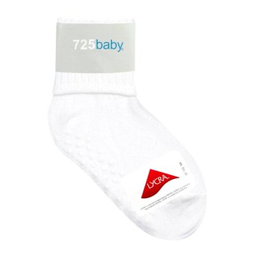Calcetines 725 Baby Unisex, Blanco Antiderrapantes 3 Pares Talla 0-2 Meses