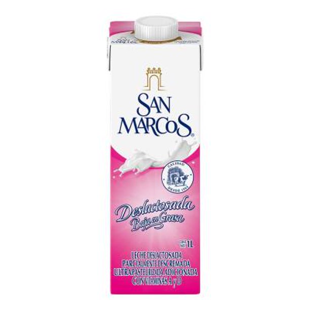 Leche San Marcos deslactosada light 1 l