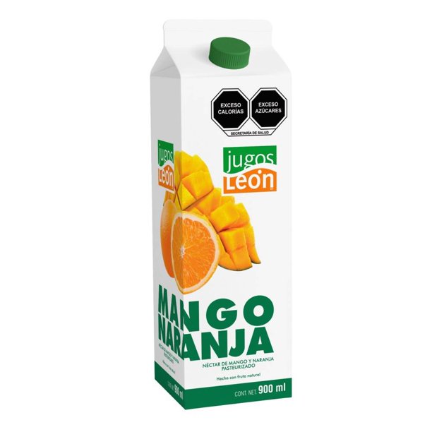Néctar León de mango y naranja pasteurizado 900 ml