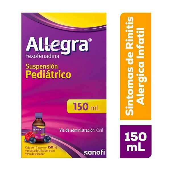 Suspensión Allegra Pediátrico Suspensión pediátrica de 150ml