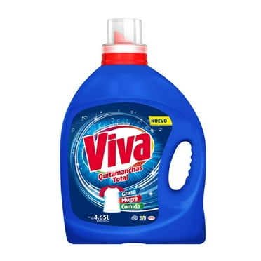 Detergente líquido Viva regular quitamanchas total 4.65 l