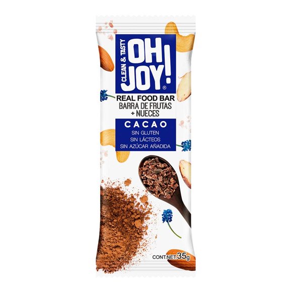 Barra de frutas Oh Joy! cacao 35 g