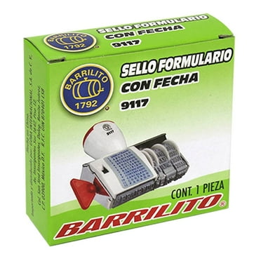 Sello Barrilito formulario con fecha 1 pza