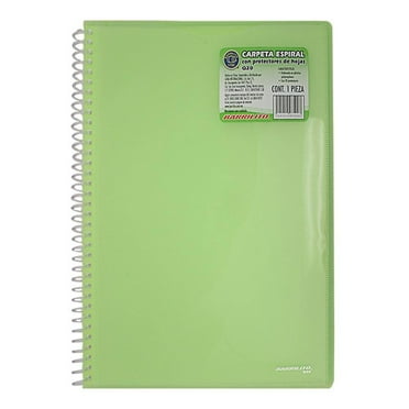 Carpeta Barrilito espiral con protectores de hojas 1 pza