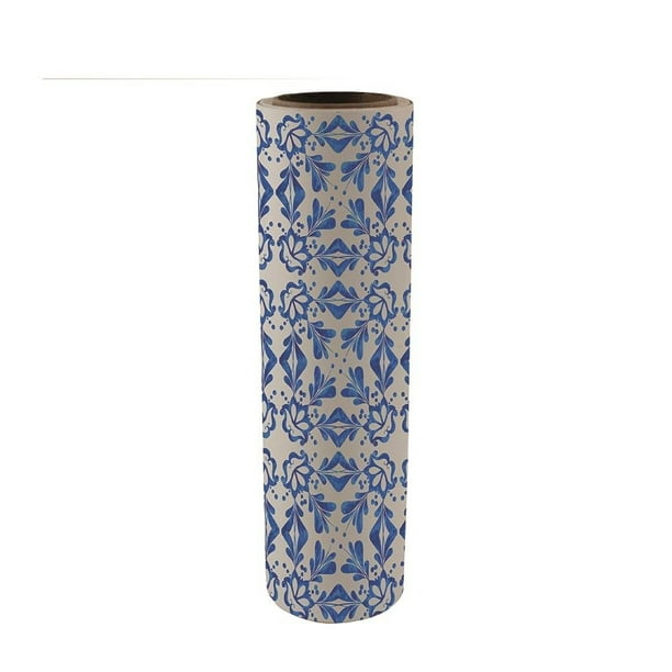 Cenefa Decorativa Mobi 3806 Vinil Decorativo Diseño Talavera Azul